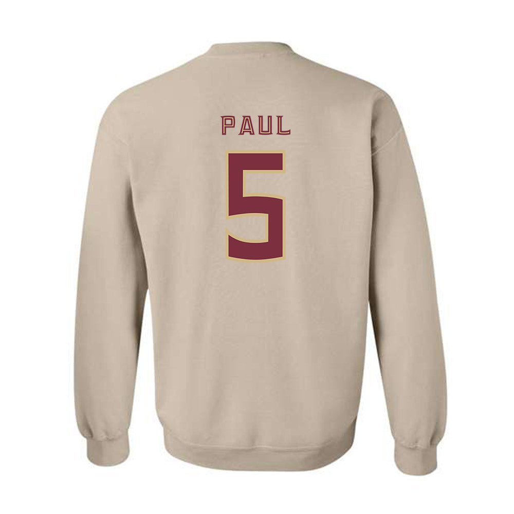 FSU - NCAA Men's Basketball : Collin Paul - Replica Shersey Crewneck Sweatshirt-1
