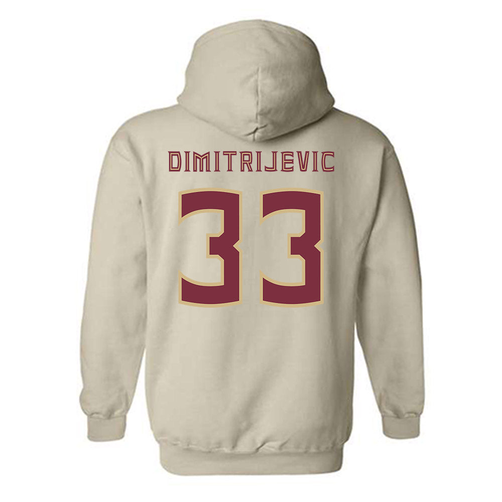 FSU - NCAA Softball : Bella Dimitrijevic - Replica Shersey Hooded Sweatshirt-1