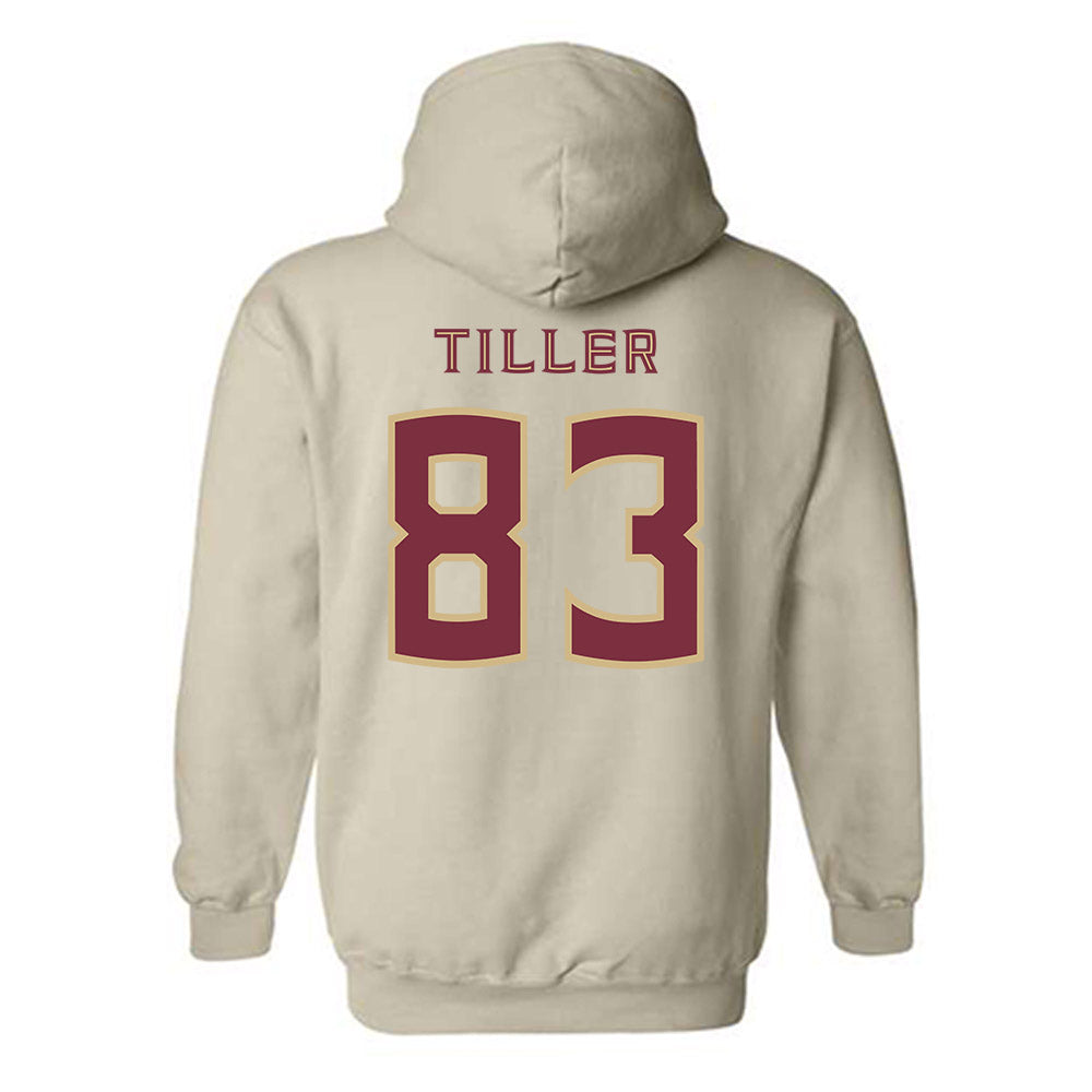 FSU - NCAA Football : Xavier Tiller - Replica Shersey Hooded Sweatshirt-1