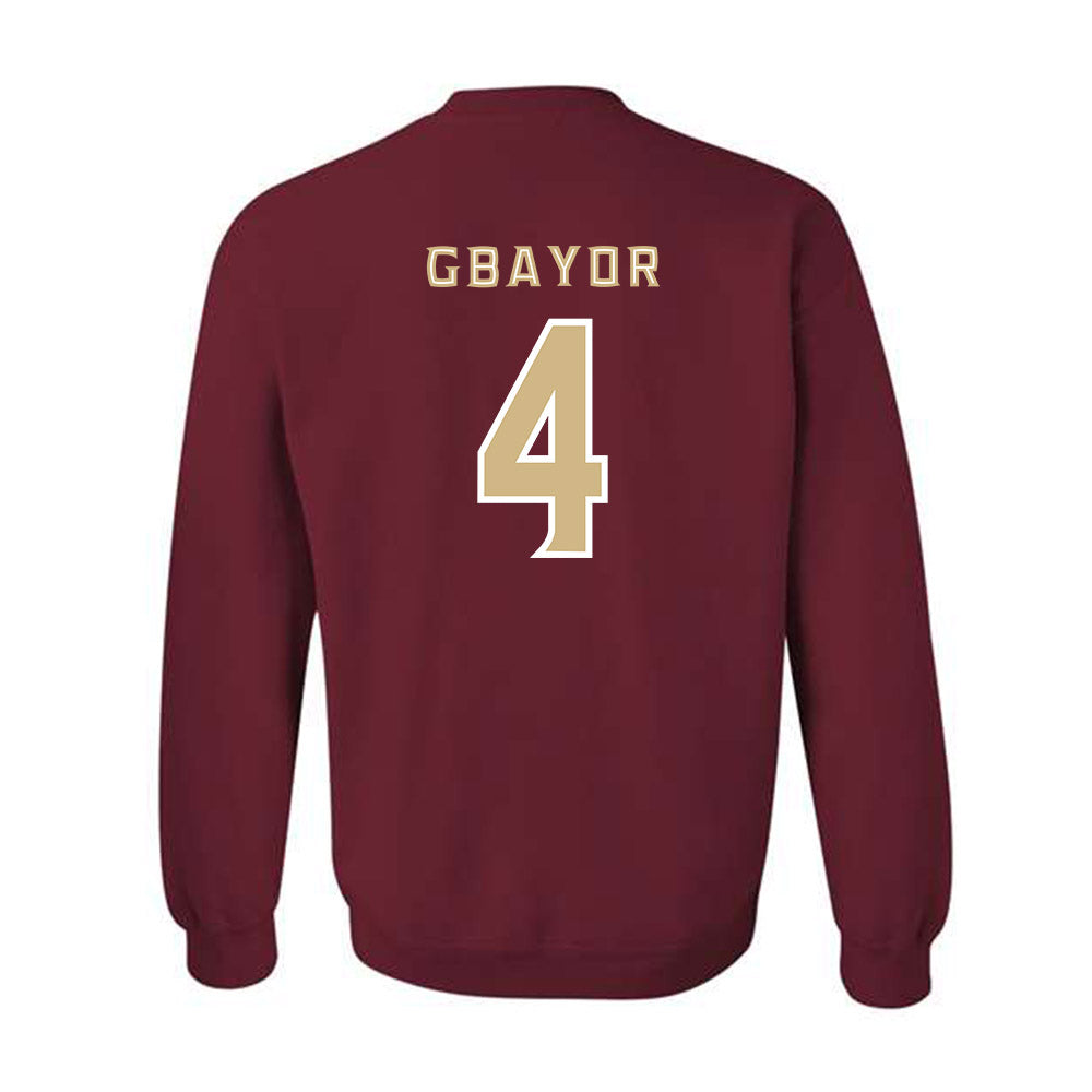 FSU - NCAA Football : Mikai Gbayor - Replica Shersey Crewneck Sweatshirt-1