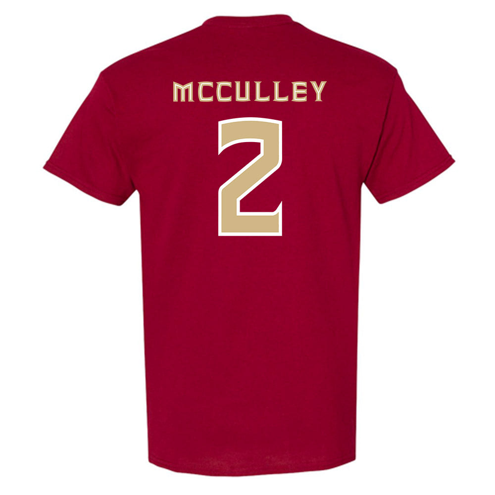 FSU - NCAA Baseball : Carter McCulley - Replica Shersey T-Shirt-1