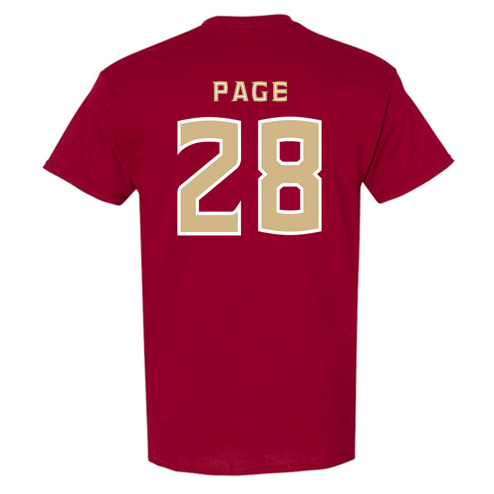 FSU - NCAA Women's Soccer : Olivia Page - Replica Shersey T-Shirt-1