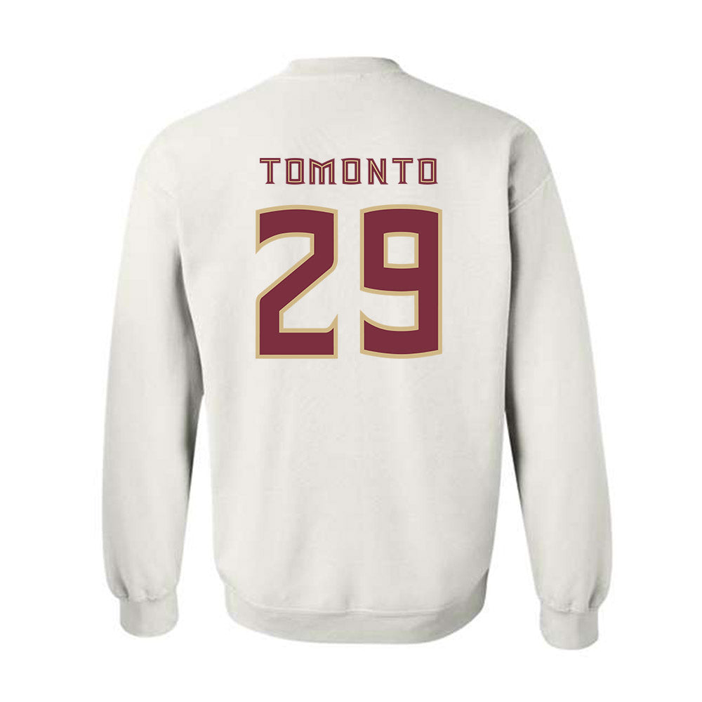 FSU - NCAA Women's Lacrosse : Victoria Tomonto - Replica Shersey Crewneck Sweatshirt-1