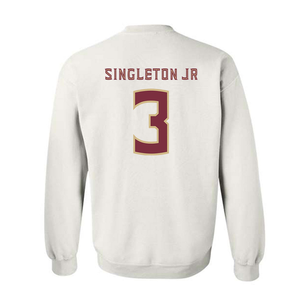 FSU - NCAA Football : Samuel Singleton Jr - Replica Shersey Crewneck Sweatshirt-1