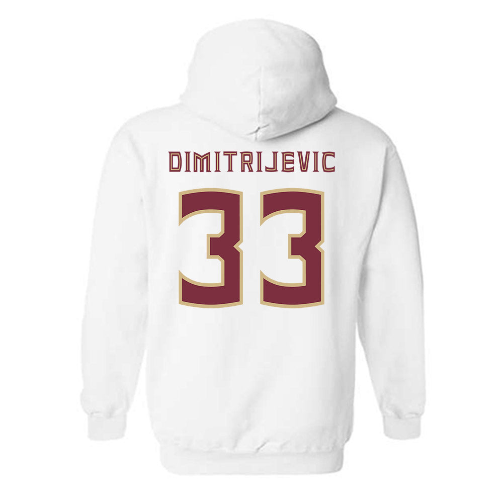FSU - NCAA Softball : Bella Dimitrijevic - Replica Shersey Hooded Sweatshirt-1