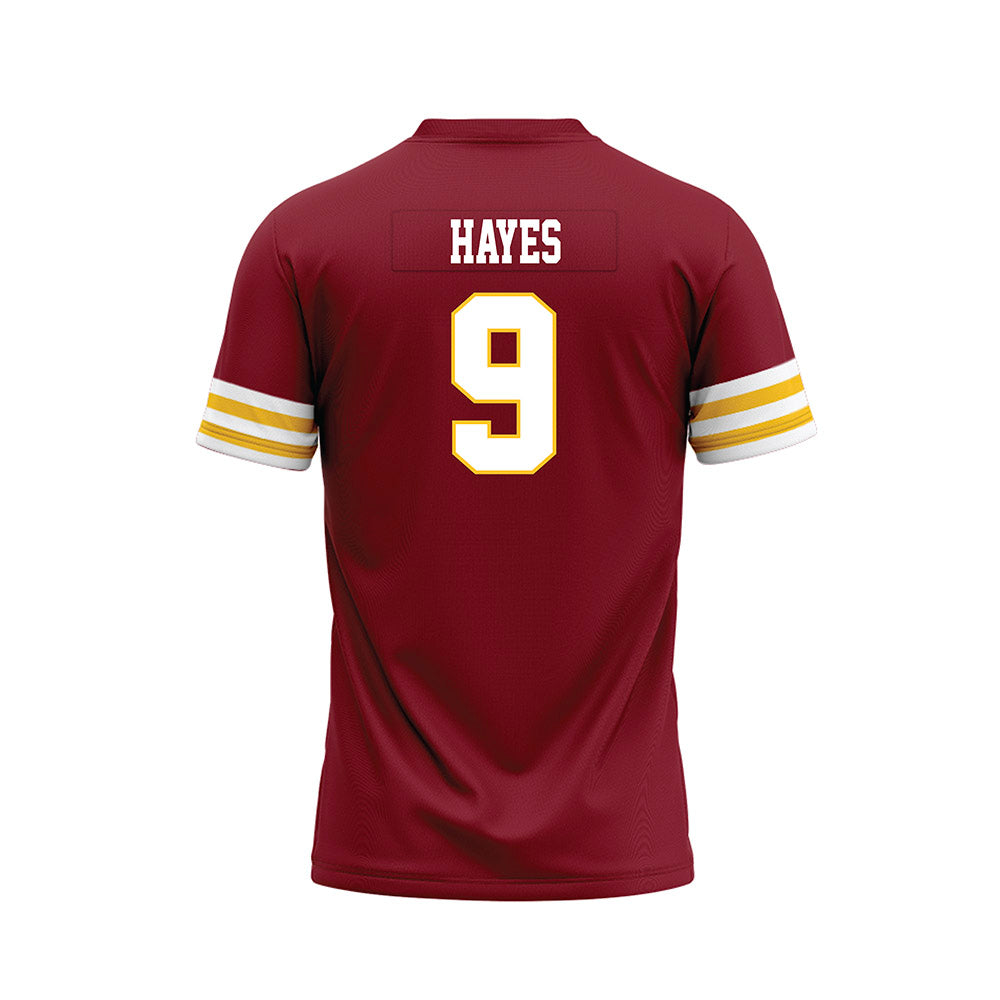 Iowa State - NCAA Football : Omari Hayes - Cardinal Premium Football Jersey-1