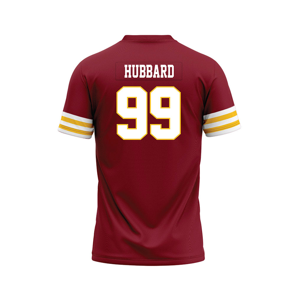 Iowa State - NCAA Football : Greg Hubbard - Cardinal Premium Football Jersey-1