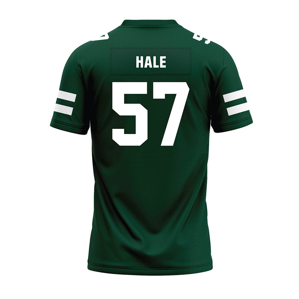 Ohio - NCAA Football : Nathan Hale - Green Football Jersey-1