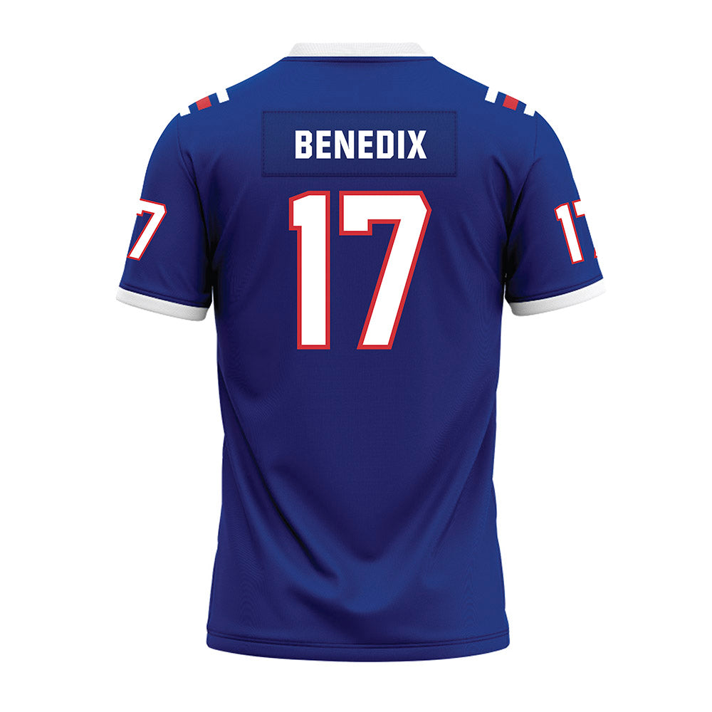 LA Tech - NCAA Football : Dane Benedix - Premium Football Jersey-1