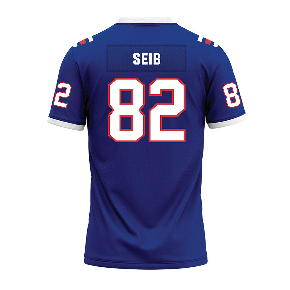 LA Tech - NCAA Football : Luke Seib - Premium Football Jersey-1