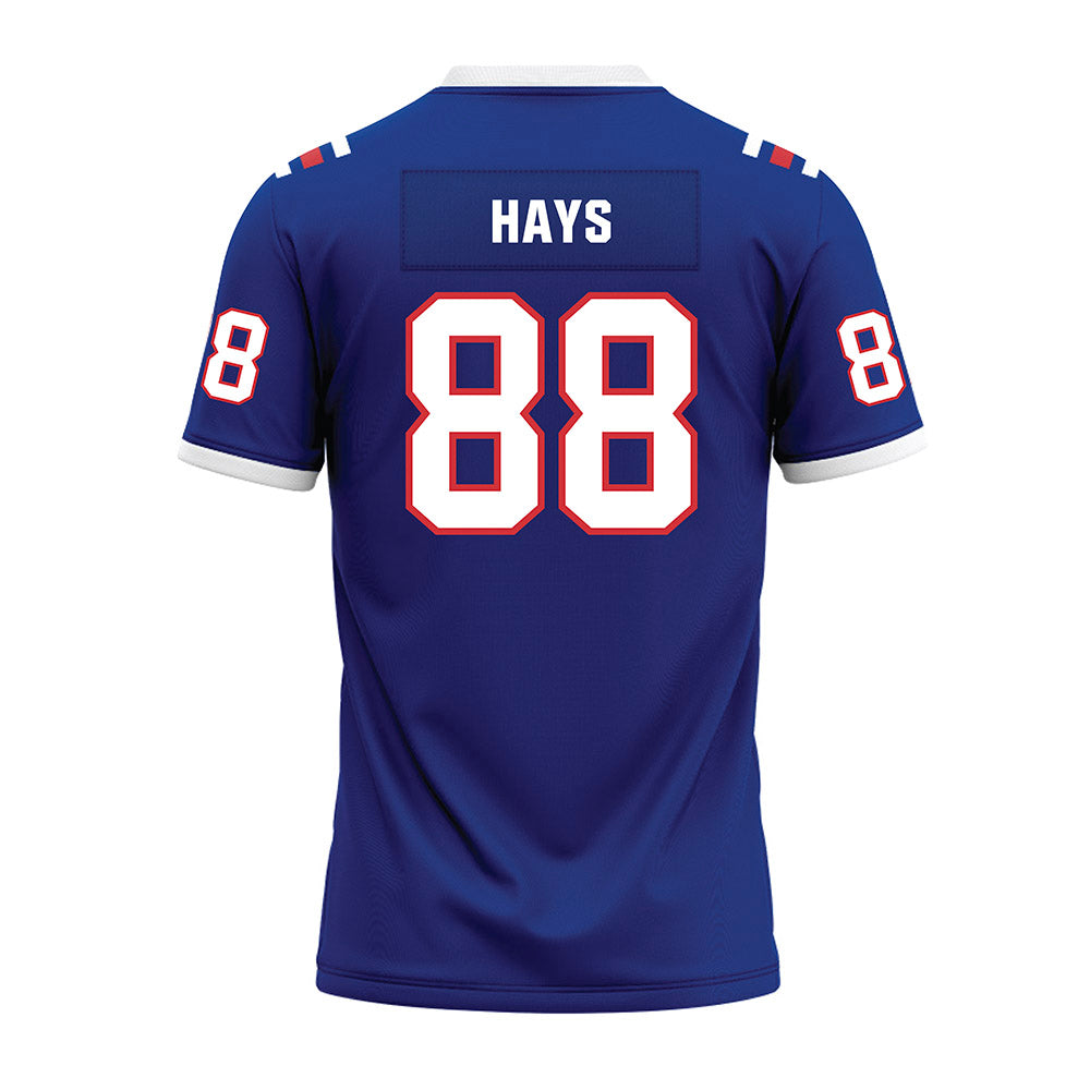 LA Tech - NCAA Football : Zachary Hays - Premium Football Jersey-1