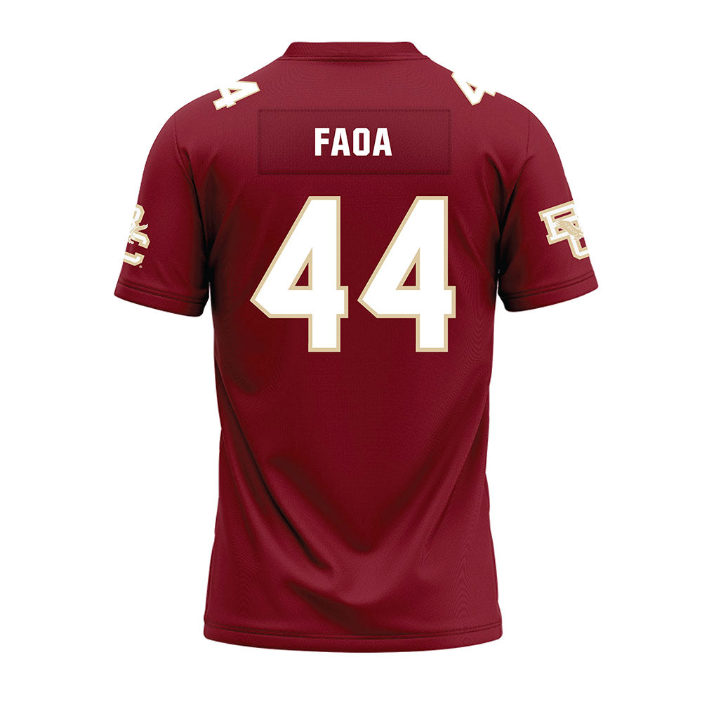 Boston College - NCAA Football : Palaie Faoa - Premium Football Jersey-1