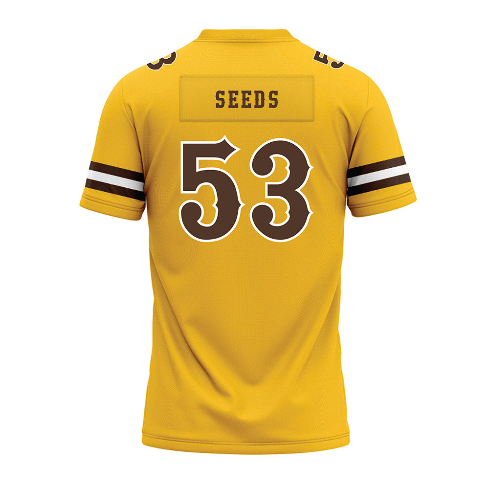 Wyoming - NCAA Football : Tegen Seeds - Premium Football Jersey-1