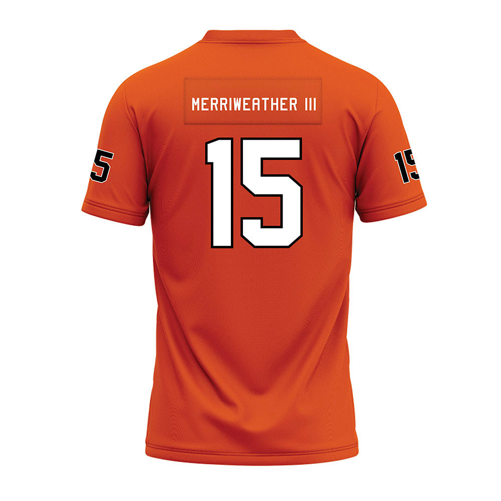 UTPB - NCAA Football : Edwin Merriweather III - Premium Football Jersey-1
