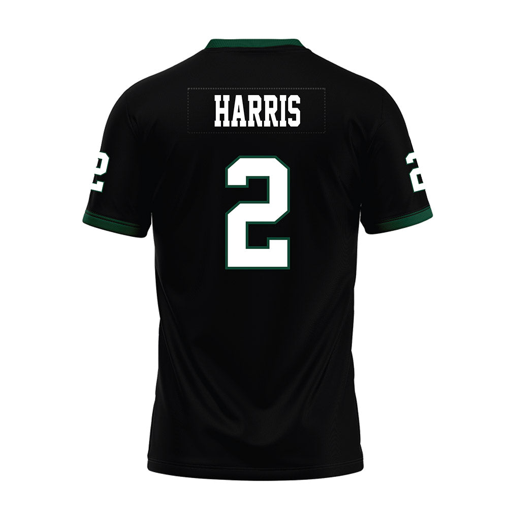 Hawaii - NCAA Football : Audric Harris - Black Premium Football Jersey-1