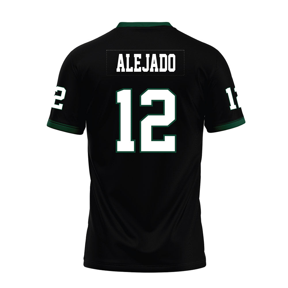 Hawaii - NCAA Football : Micah Alejado - Black Premium Football Jersey-1