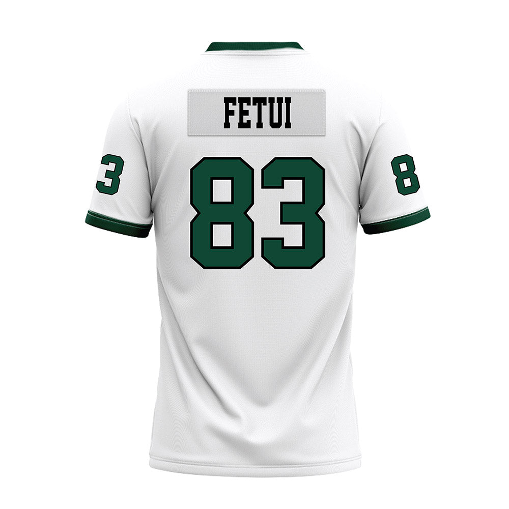 Hawaii - NCAA Football : Josiah Fetui - White Football Jersey-1