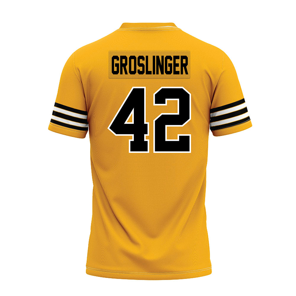 Towson - NCAA Football : Max Groslinger - Premium Football Jersey-1