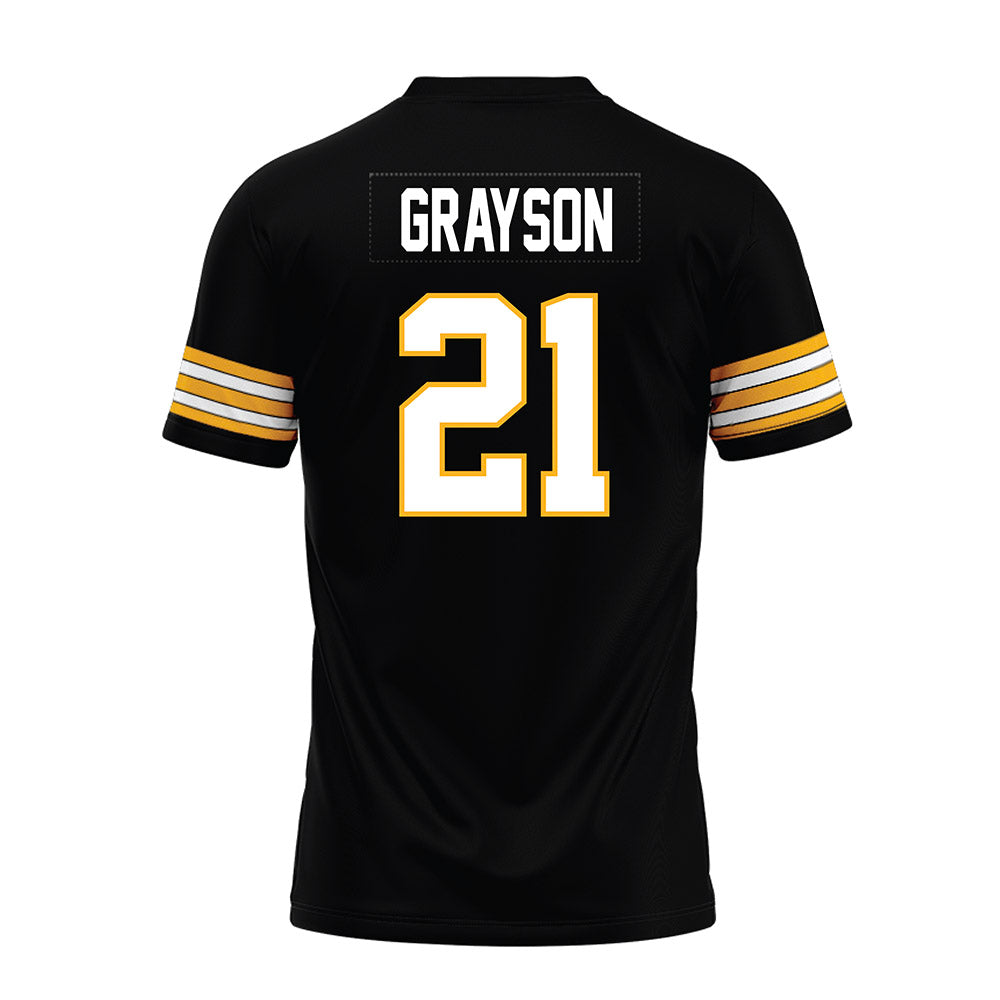Towson - NCAA Football : Kyron Grayson - Premium Football Jersey-1