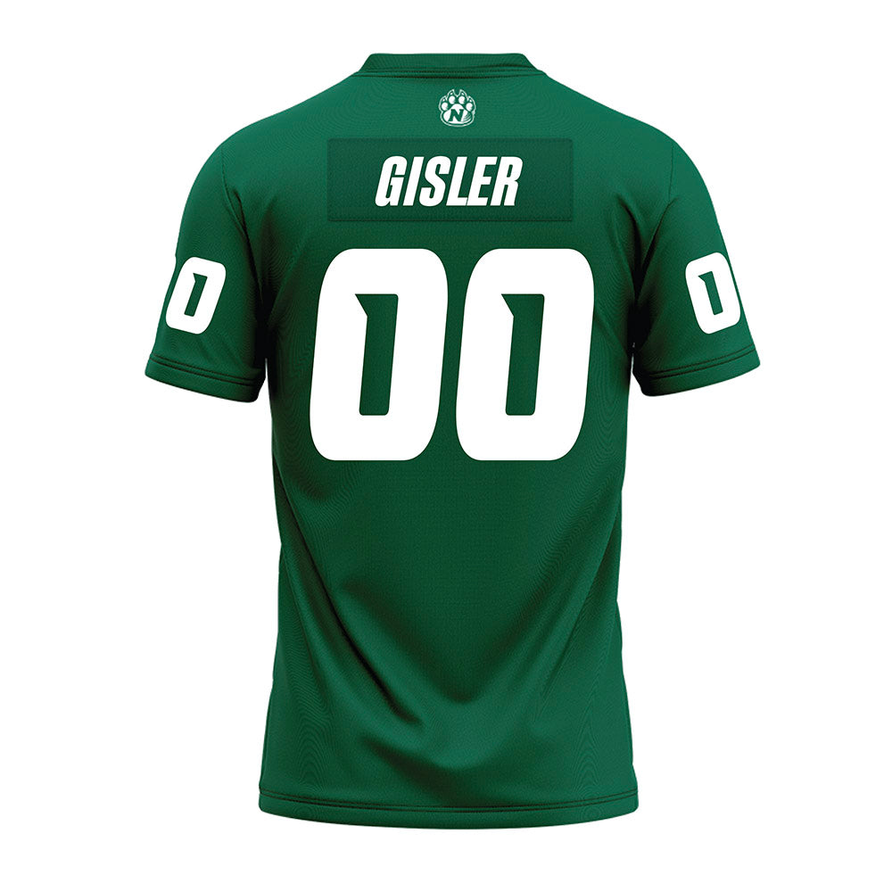 Northwest Missouri State - NCAA Football : Adam Gisler - Green Premium Football Jersey-1