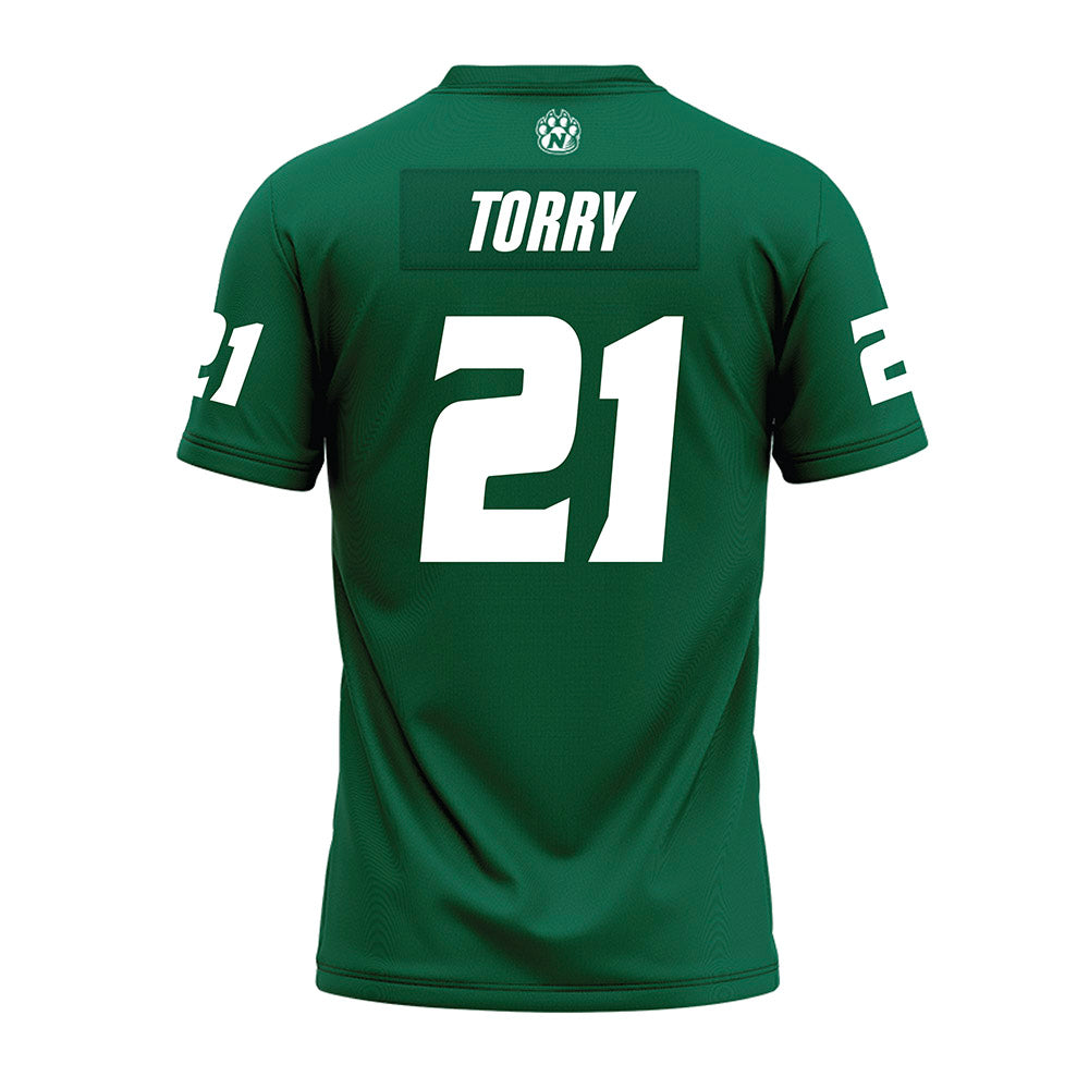 Northwest Missouri State - NCAA Football : Quincy Torry - Green Premium Football Jersey-1