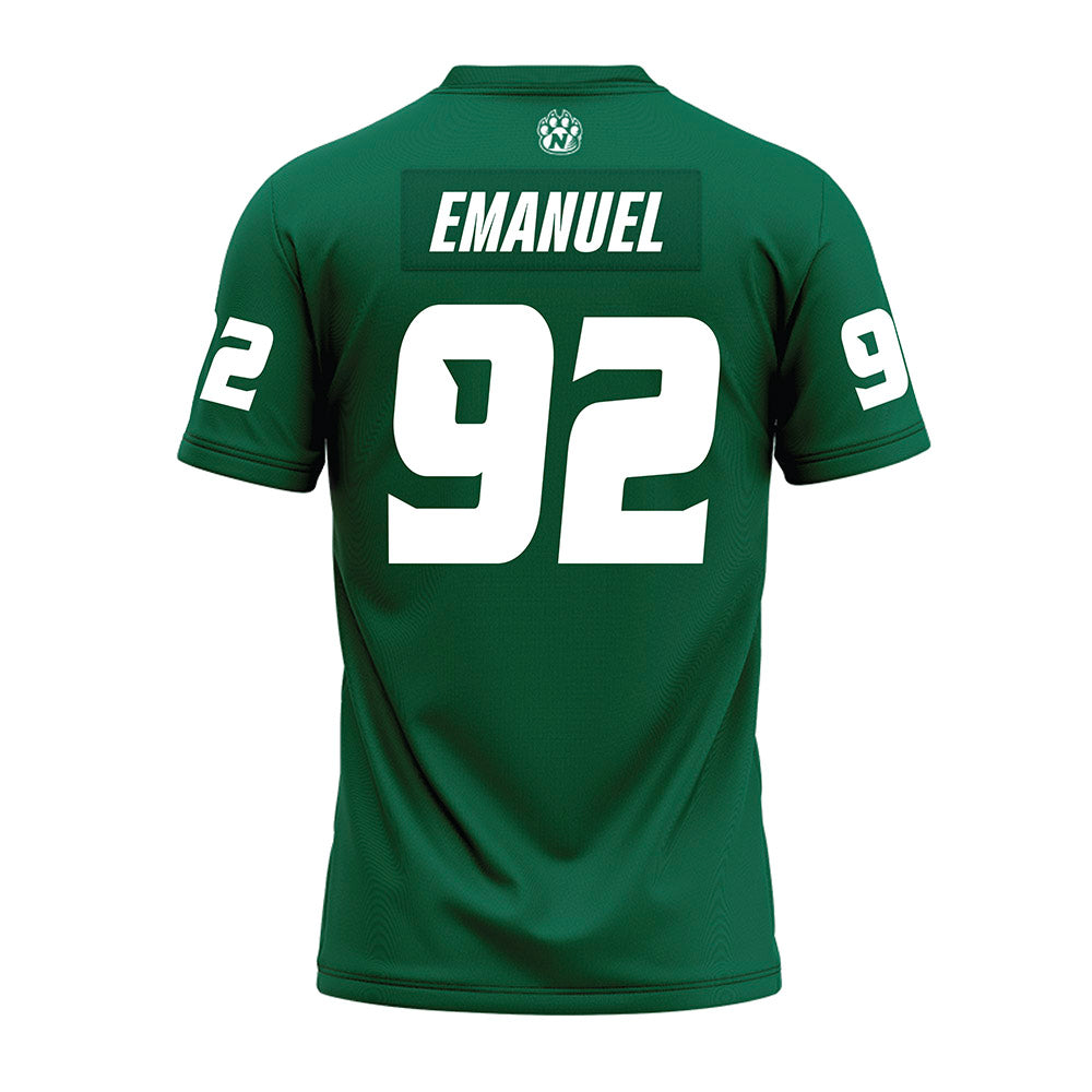 Northwest Missouri State - NCAA Football : Roch Emanuel - Green Premium Football Jersey-1