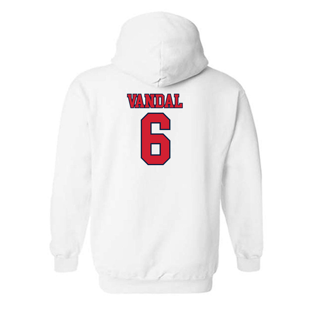 Gonzaga - NCAA Women's Volleyball : Gabby Vandal - Classic Shersey Hooded Sweatshirt-1
