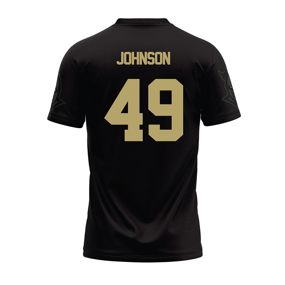 Central Florida - NCAA Football : DJ Johnson - Black Football Jersey-1