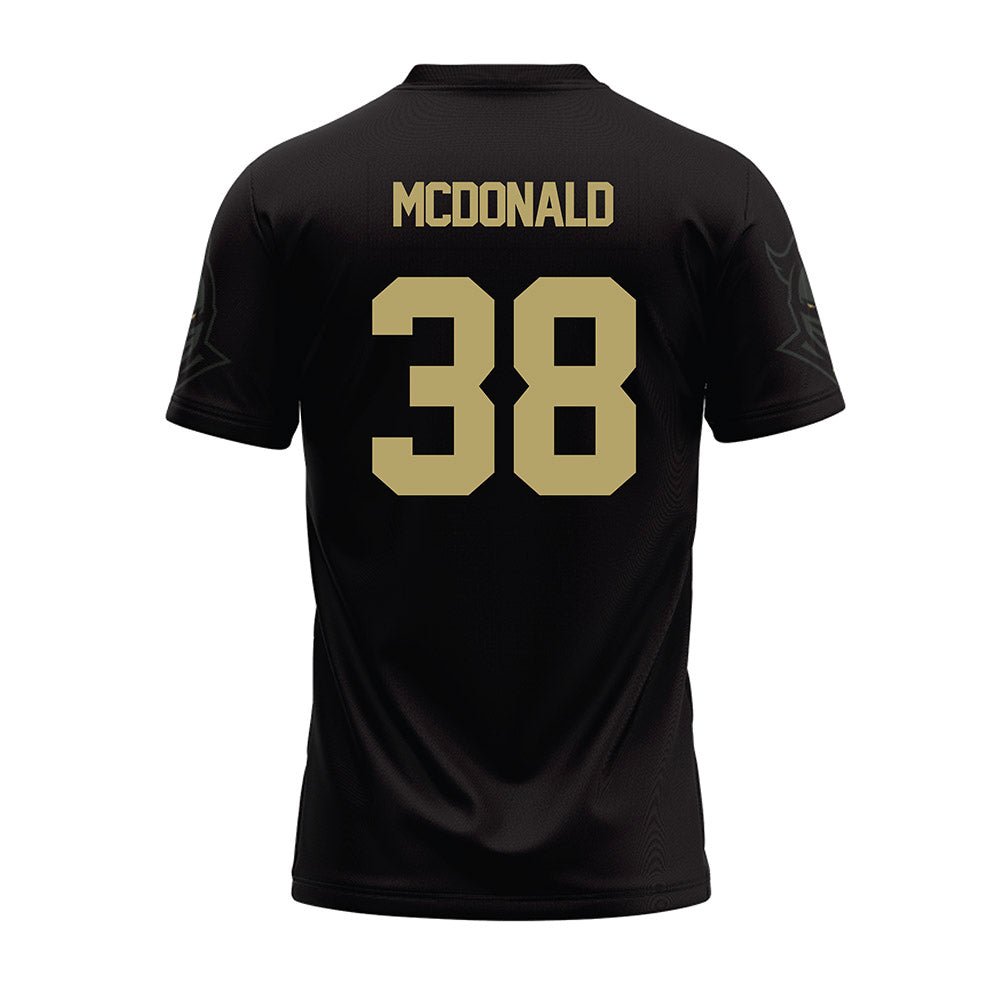 Central Florida - NCAA Football : Jayden McDonald - Black Football Jersey-1