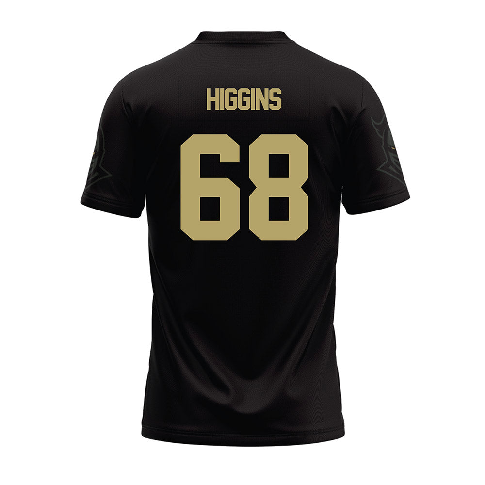 Central Florida - NCAA Football : Ethan Higgins - Black Football Jersey-1