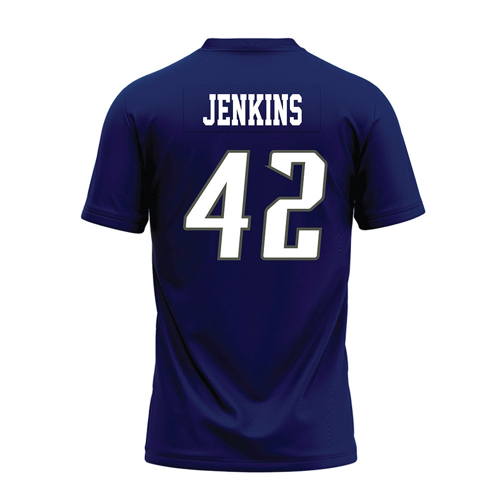 Rice - NCAA Football : DeReyon Jenkins - Navy Blue Premium Football Jersey-1