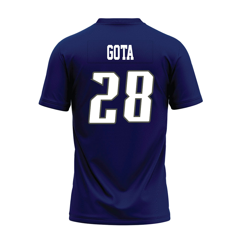 Rice - NCAA Football : Enock Gota - Navy Blue Premium Football Jersey-1