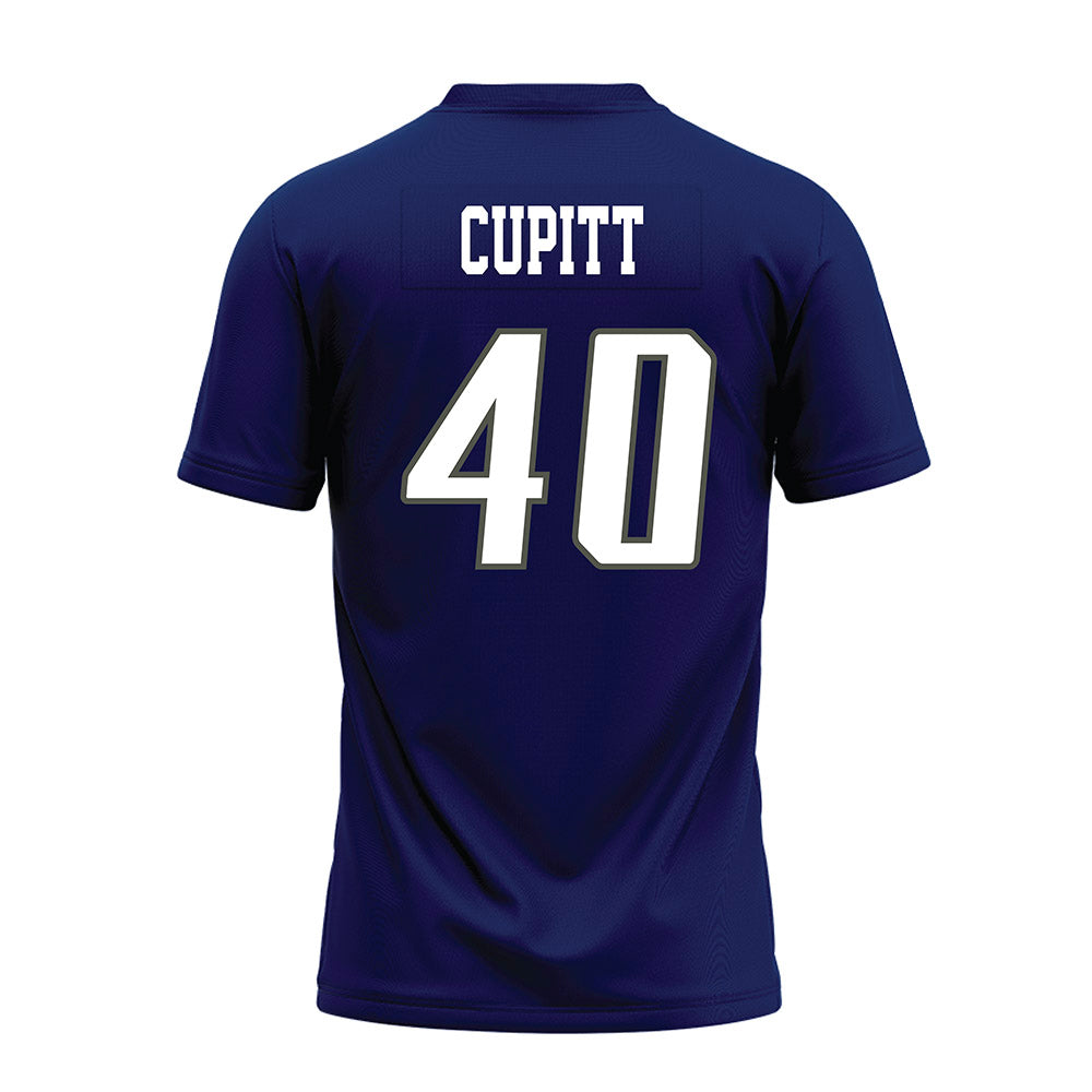 Rice - NCAA Football : Jayden Cupitt - Navy Blue Premium Football Jersey-1