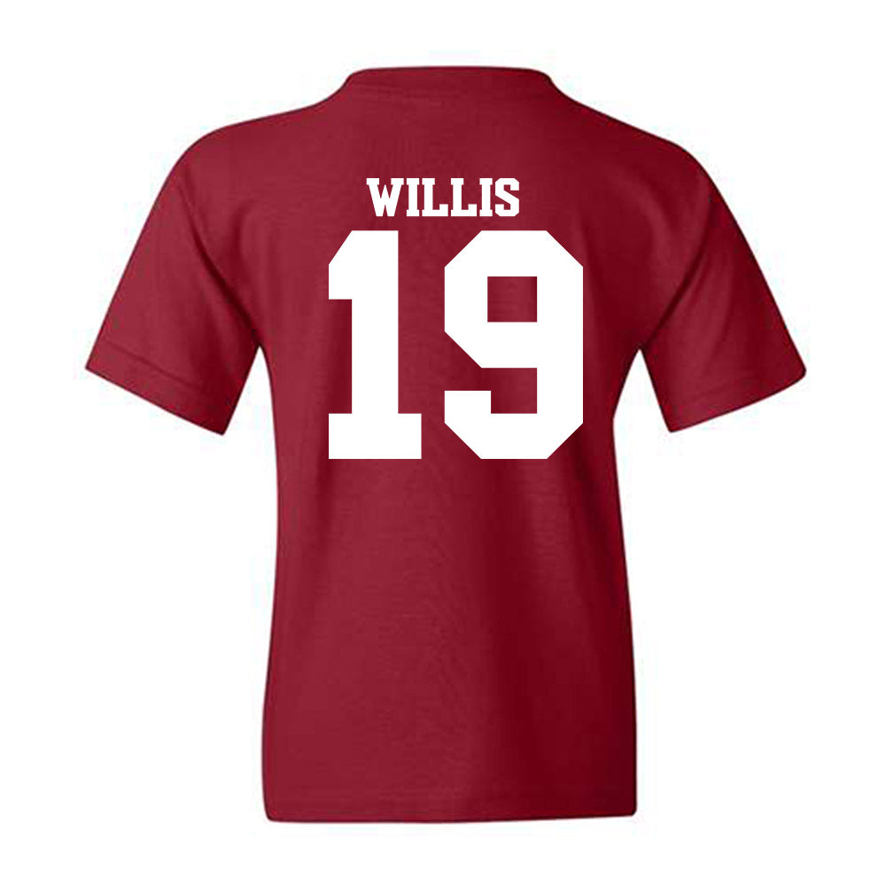 Arkansas - NCAA Baseball : Carson Willis - Classic Shersey Youth T-Shirt-1