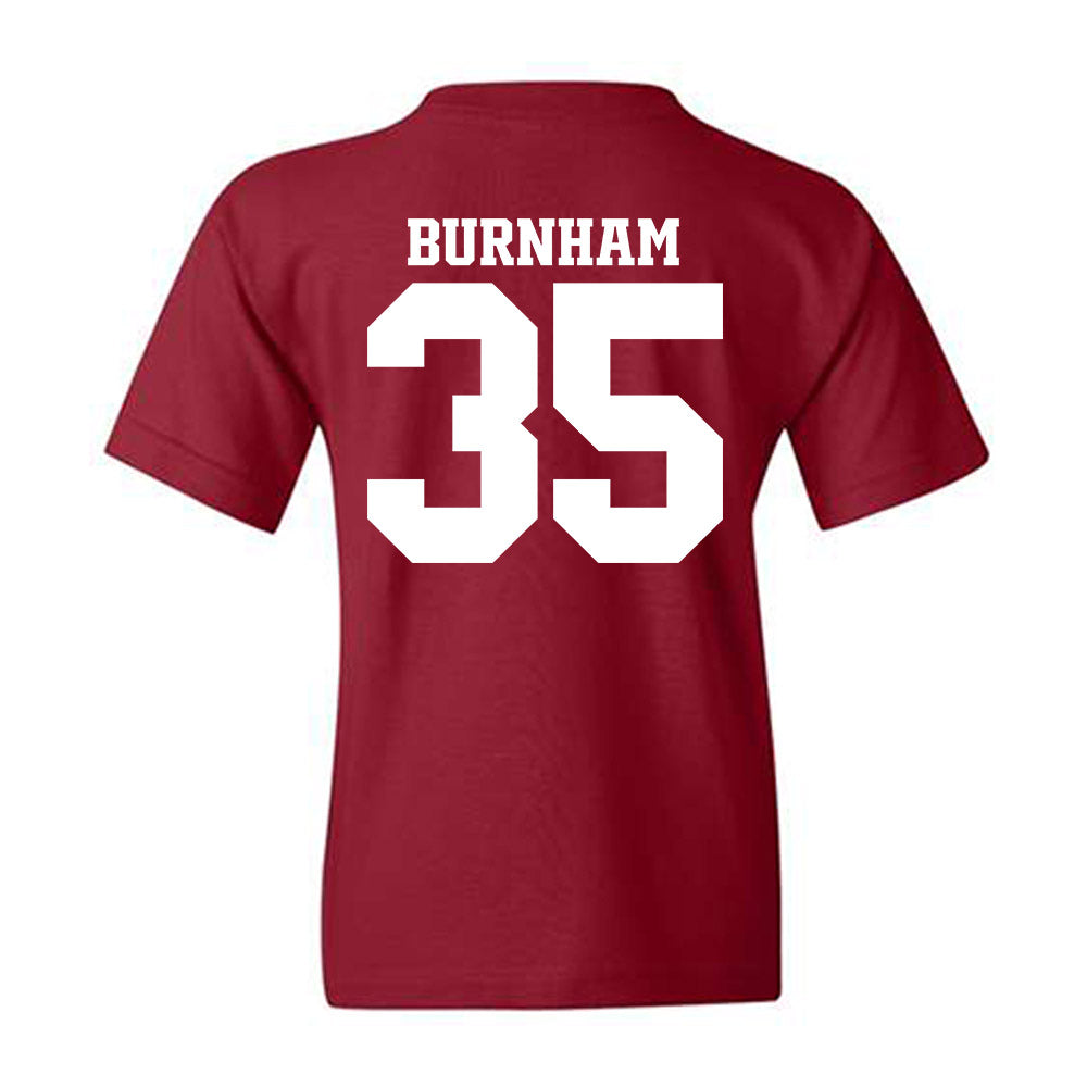 Arkansas - NCAA Baseball : Ty Burnham - Classic Shersey Youth T-Shirt-1