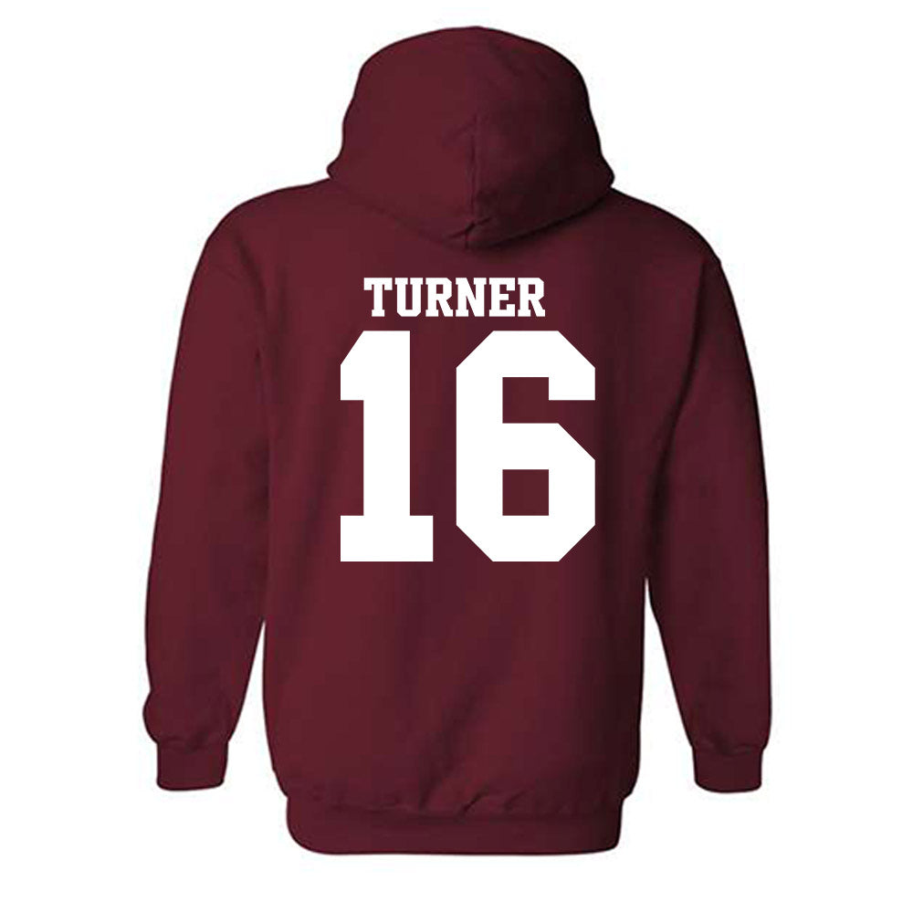 Arkansas - NCAA Baseball : Christian Turner - Classic Shersey Hooded Sweatshirt-1