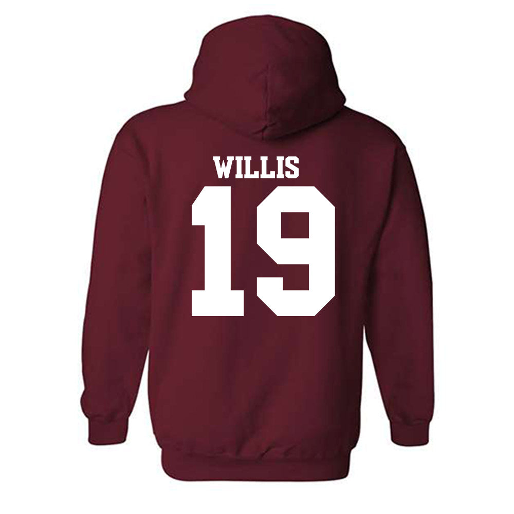 Arkansas - NCAA Baseball : Carson Willis - Classic Shersey Hooded Sweatshirt-1