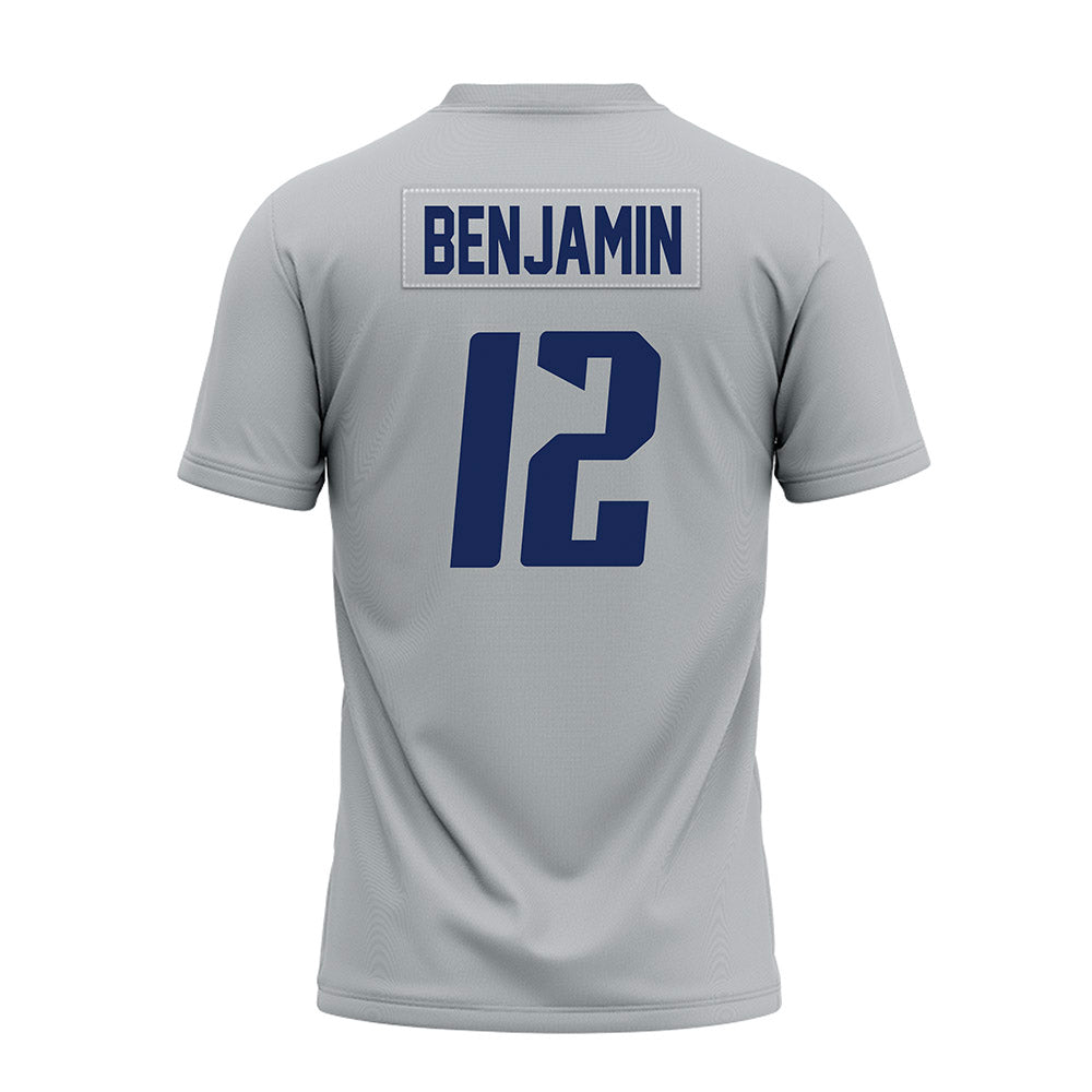 Rice - NCAA Football : Jamir Benjamin - Mid Grey Premium Football Jersey-1