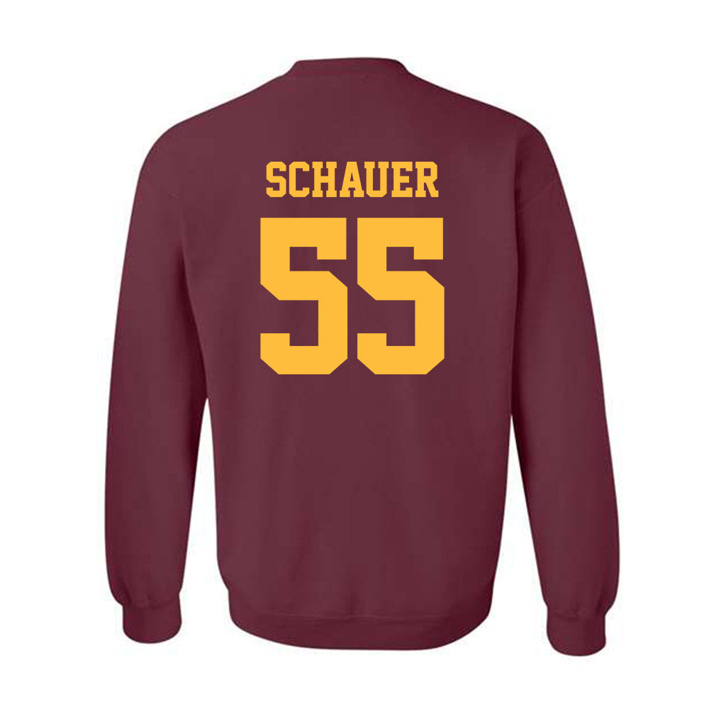 UMN Duluth - NCAA Football : Brady Schauer - Classic Shersey Crewneck Sweatshirt-1