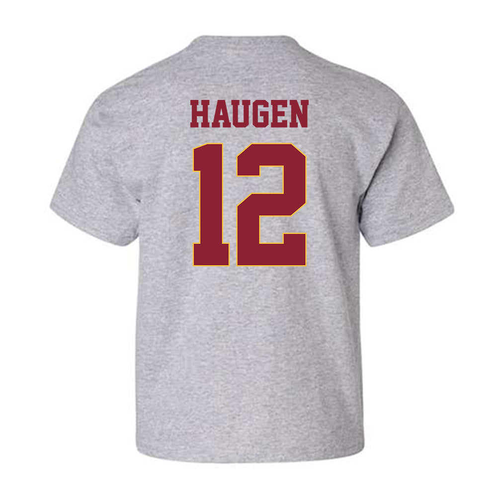 UMN Duluth - NCAA Football : Baamlak Haugen - Classic Shersey Youth T-Shirt-1