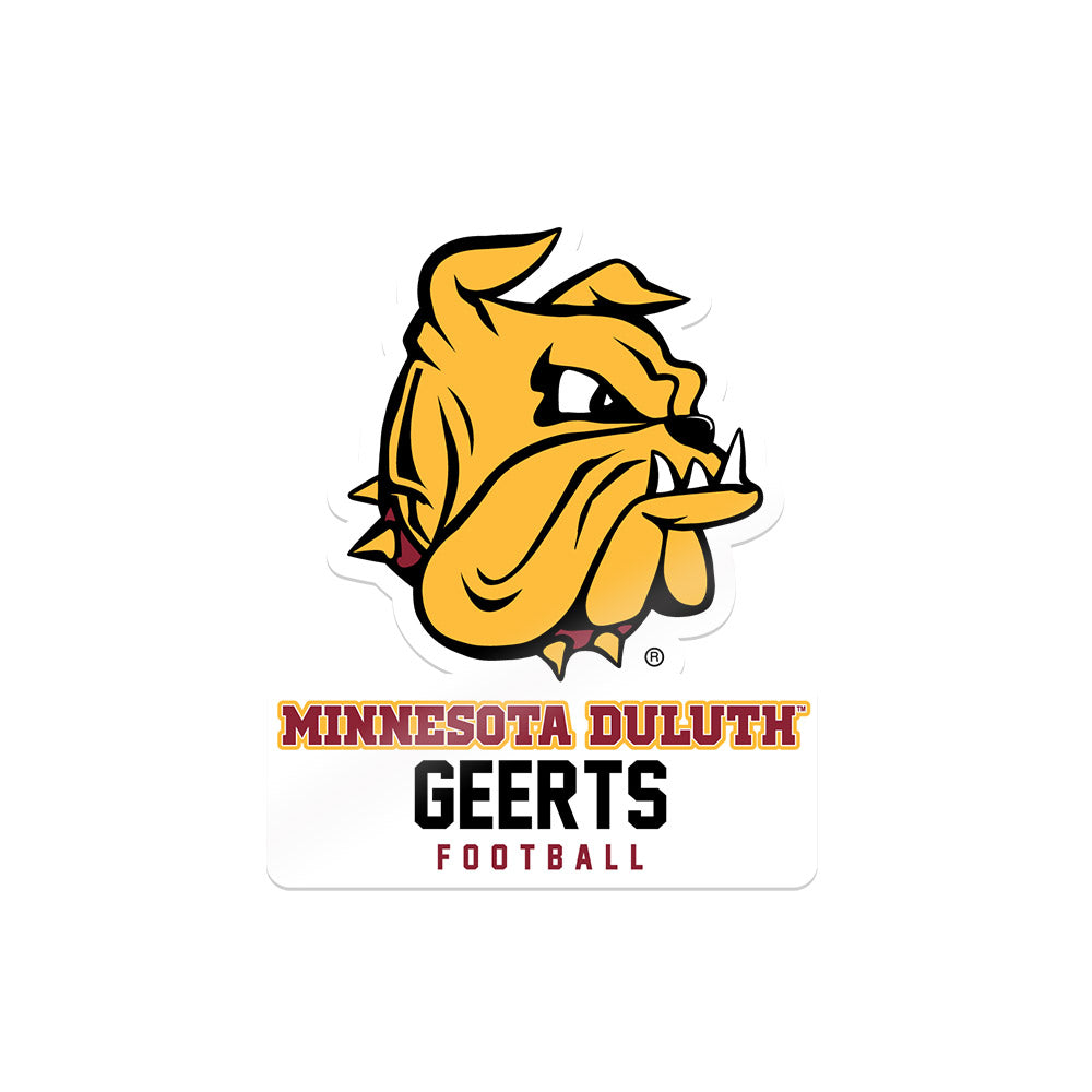 UMN Duluth - NCAA Football : Carter Geerts - Sticker-0