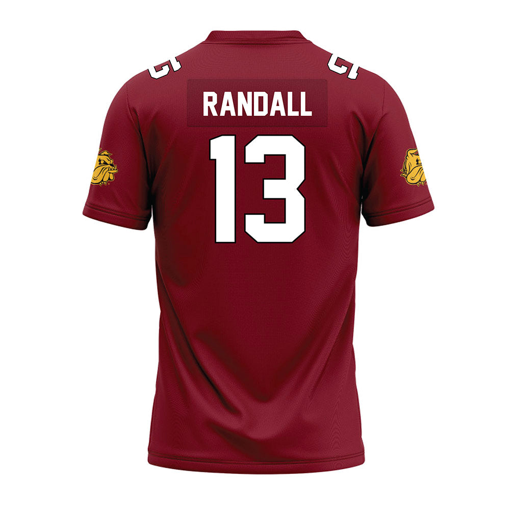 UMN Duluth - NCAA Football : Austin Randall - Maroon Premium Football Jersey-1