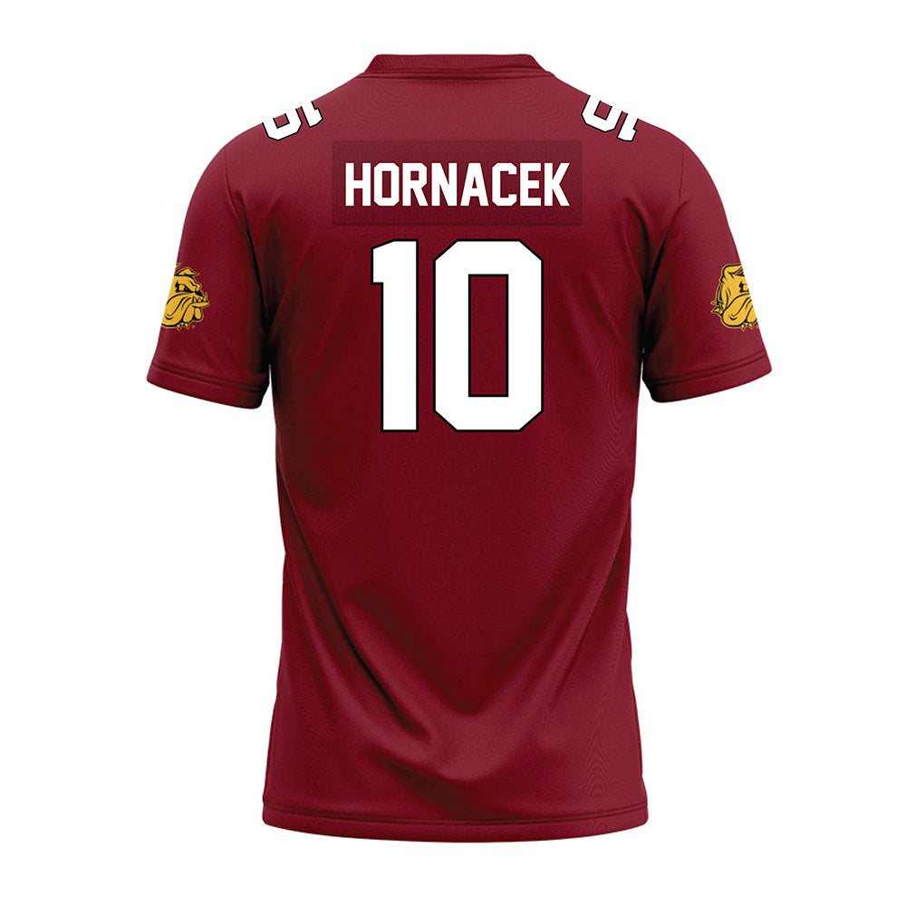 UMN Duluth - NCAA Football : Charlie Hornacek - Maroon Premium Football Jersey-1