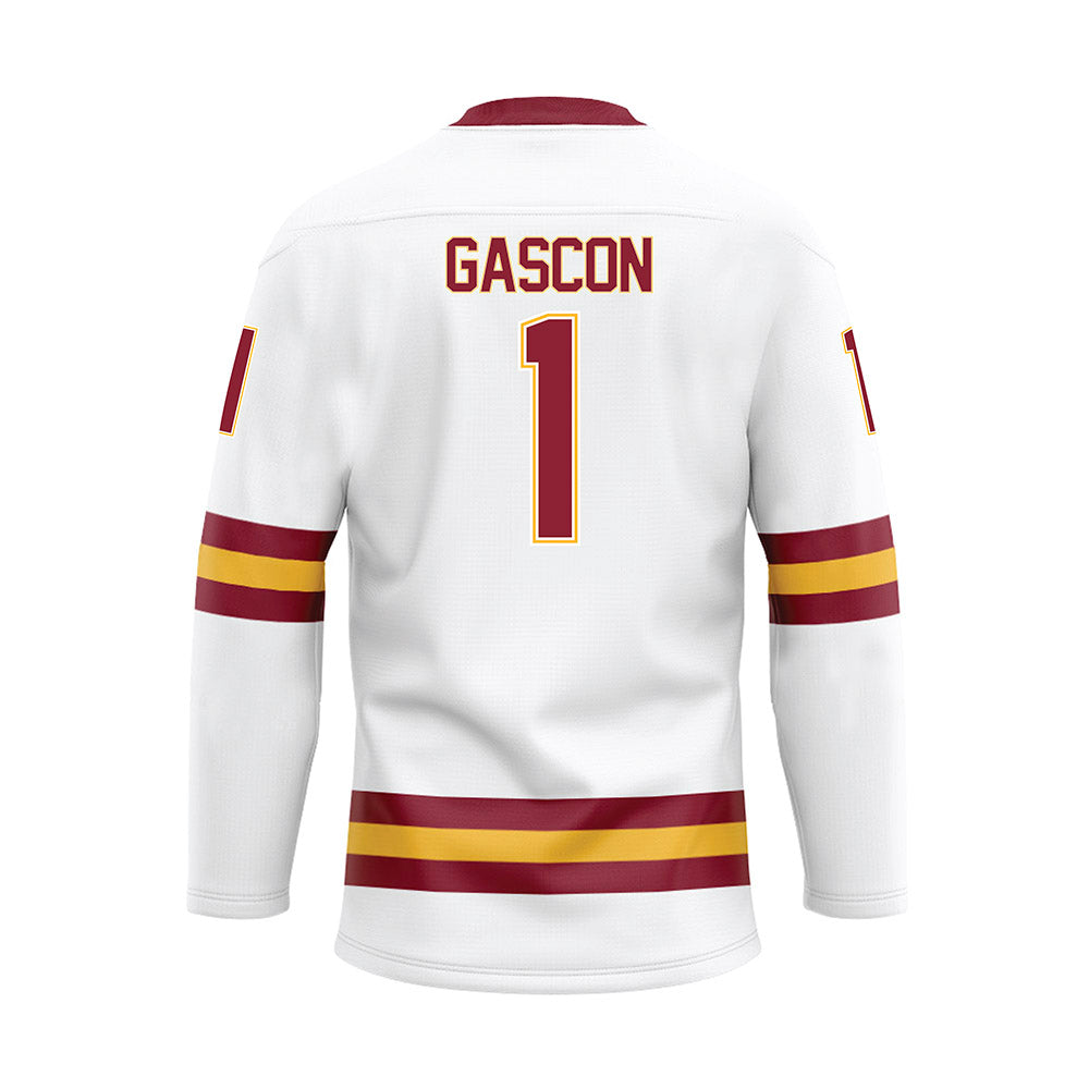 UMN Duluth - NCAA Women's Ice Hockey : Eve Gascon - White Hockey Jersey-1