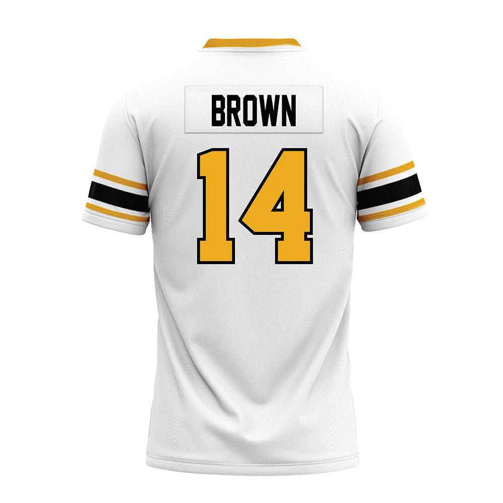 Missouri - NCAA Football : Brett Brown - White Premium Football Jersey-1