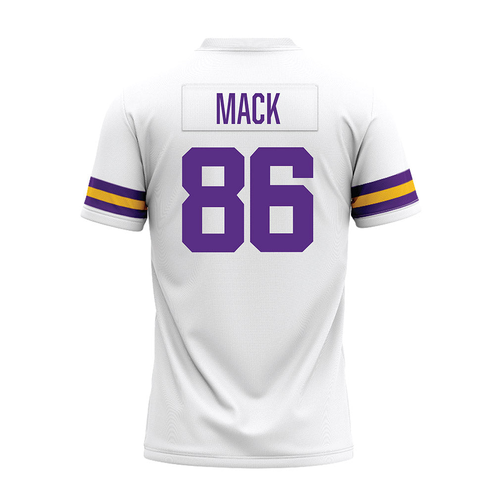 LSU - NCAA Football : Jabari Mack - White Premium Football Jersey-1