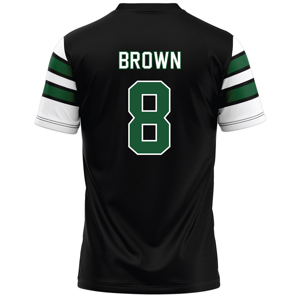 UAB - NCAA Football : Kaleb Brown - Black Premium Football Jersey-1