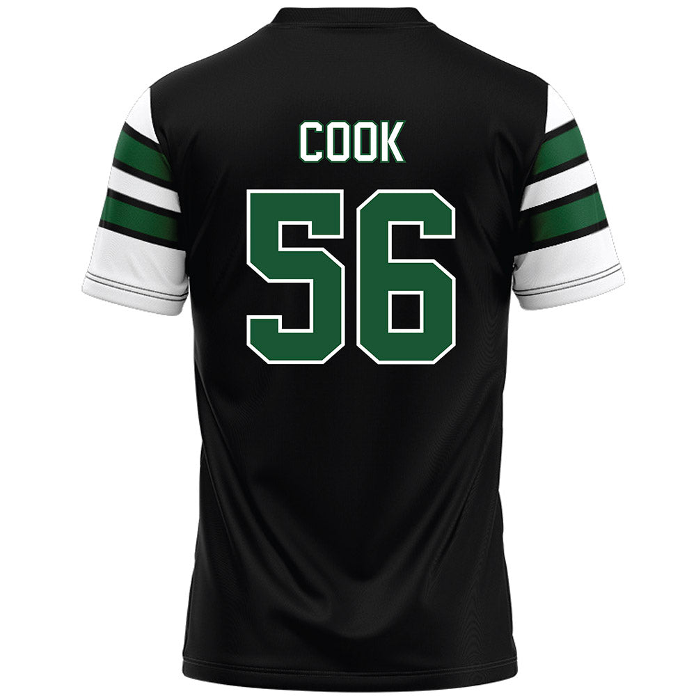 UAB - NCAA Football : Myles Cook - Black Premium Football Jersey-1