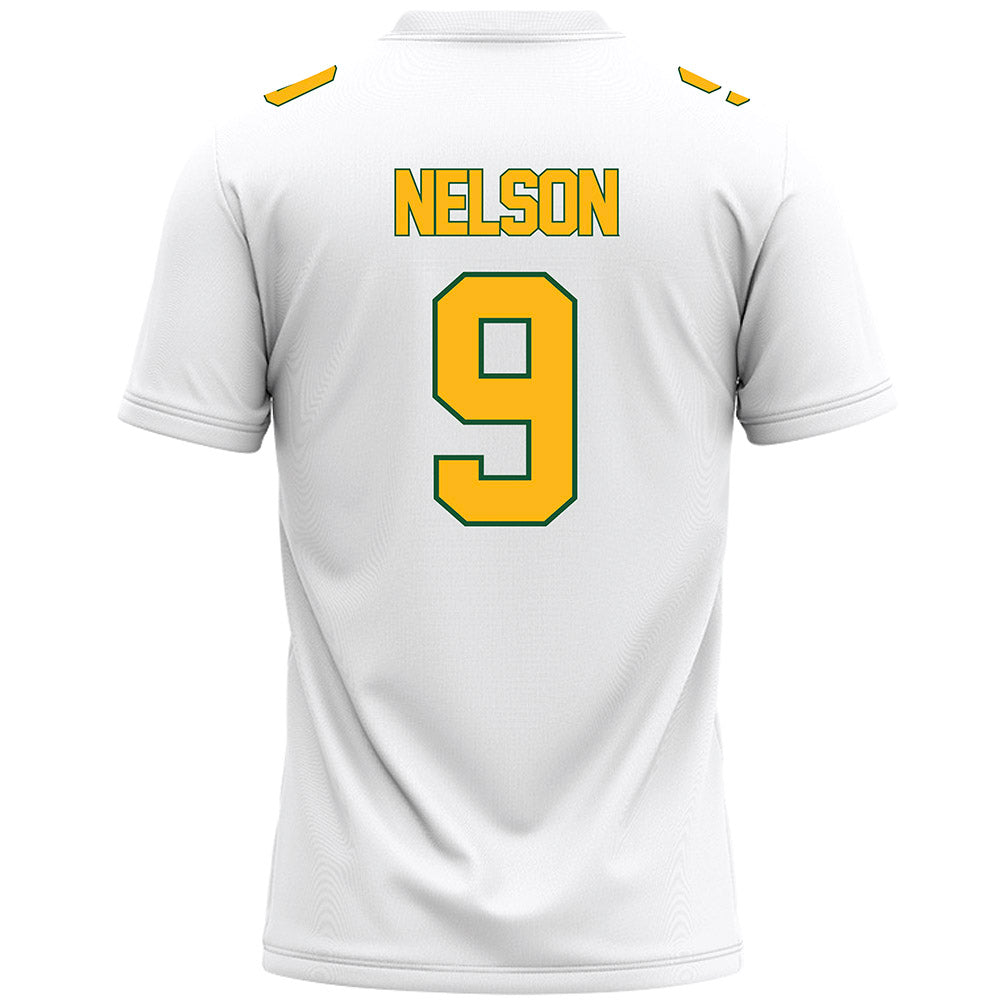 UAB - NCAA Football : Noah Nelson - White Premium Football Jersey-1