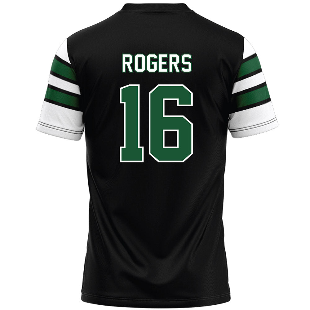 UAB - NCAA Football : Nate Rogers - Black Premium Football Jersey-1